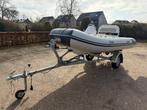 Rib Nimarine 360 Console - 20pk Suzuki - kantel trailer, Watersport en Boten, Zo goed als nieuw, Benzine, Minder dan 70 pk, Overige materialen