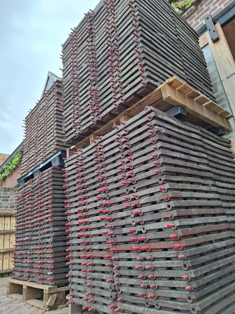 ️ ✅Rubberen tegels 50x50x4,5 cm Speeltoestellen Paardenstall, Tuin en Terras, Tegels en Klinkers, Ophalen, Rubber, Overige typen