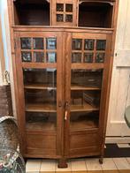 Antieke servies vitrine kast Amsterdamse school, Ophalen