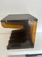 Vintage LP bak / platenrek - Plexiglas, Ophalen of Verzenden, Gebruikt
