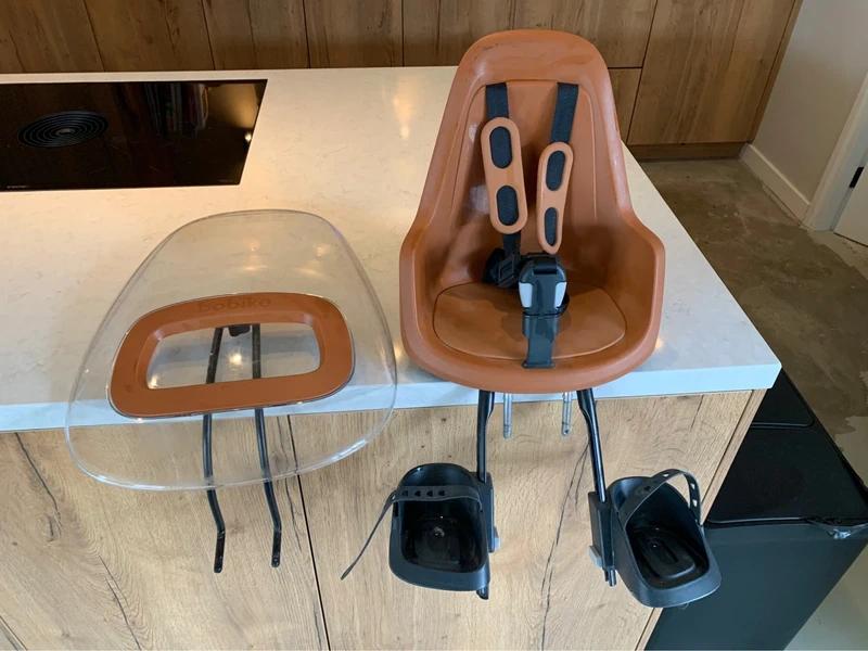 Bobike Voorzitje Exclusive Mini Plus Chocolate Brown, Fietsen en Brommers, Fietsaccessoires | Fietsstoeltjes, Voetsteuntjes, Ophalen of Verzenden