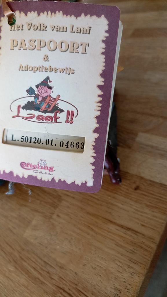 Efteling beeldje Het Volk van Laaf, Ophalen