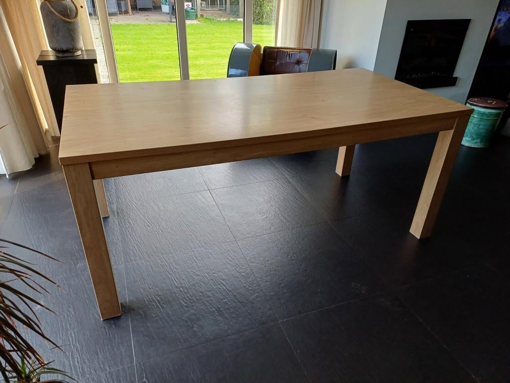 houten eettafel - Robuust en stijlvol, Ophalen, Modern, Robuust, 50 tot 100 cm, Zo goed als nieuw
