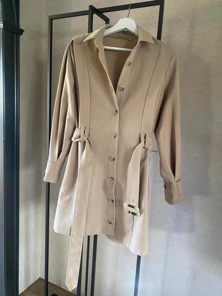 Josh V Vie jurkje, Beige, Ophalen of Verzenden, Zo goed als nieuw, Maat 34 (XS) of kleiner