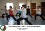 Gratis Proefles Tai Chi Sporthal Bocholtz, Ophalen, Nieuw