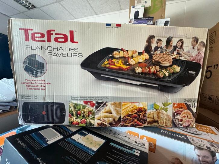 Tefal Plancha des Saveurs Grillplaat - 2400W, Witgoed en Apparatuur, Gourmetstellen, Nieuw, 4 t/m 7 personen, Ophalen of Verzenden