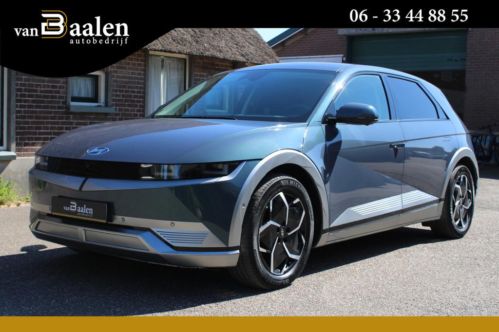 Hyundai IONIQ 5 Connect+ AWD 77.4 kWh SOh 96,5% LEER NAVI ST, Auto's, Hyundai, Automaat, Gebruikt, Zwart, IONIQ 5