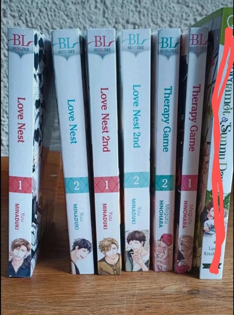 Love nest s1&s2 + therapy game 1&2, Ophalen of Verzenden, Zo goed als nieuw, Yuu Minaduki