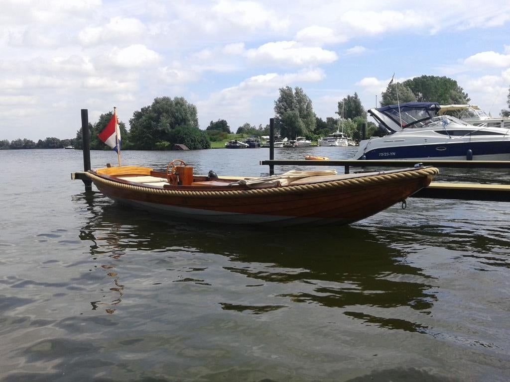 Helderse vlet 650 te koop, Yanmar dieselmotor, Watersport en Boten, Sloepen, Gebruikt, 10 tot 30 pk, 6 meter of meer, Binnenboordmotor