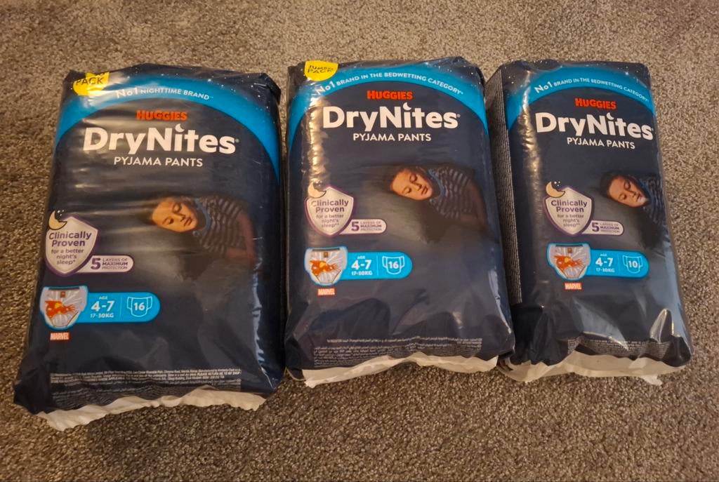 Huggies DryNites Pyjama Pants 4-7 jaar, Ophalen of Verzenden