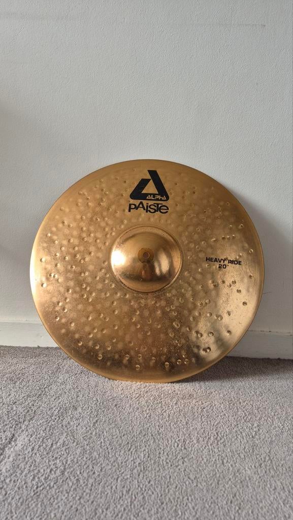 Paiste Alpha Heavy Ride 20" Bekken, Muziek en Instrumenten, Ophalen, Zo goed als nieuw, Overige merken