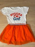 Oranje jurkje Koningsdag maat 122/128, Ophalen of Verzenden, Zo goed als nieuw, Meisje, Jurk of Rok