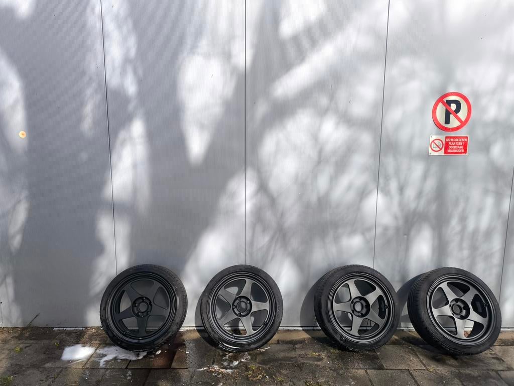 Rota Slipstream 5x120 18 inch velgen met banden, Auto-onderdelen, Banden en Velgen, Ophalen of Verzenden