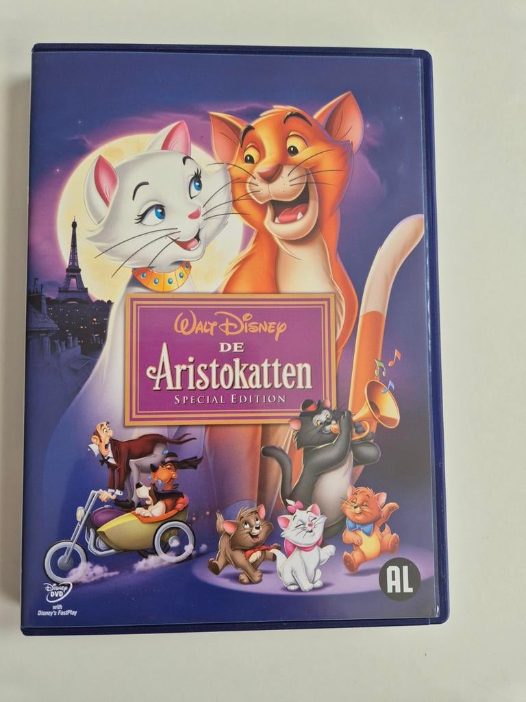 Walt Disney De Aristokatten dvd, Europees, Tekenfilm, Alle leeftijden, Ophalen of Verzenden