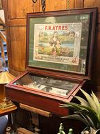 Grote oude ingelijste sportsbar lijst, Verzamelen, Merken en Reclamevoorwerpen, Ophalen, Reclamebord, Zo goed als nieuw, Nvt