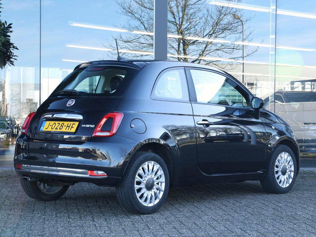 Fiat 500 1.0 Hybrid Lounge, Voorwielaandrijving, Stof, Euro 6, 4 stoelen