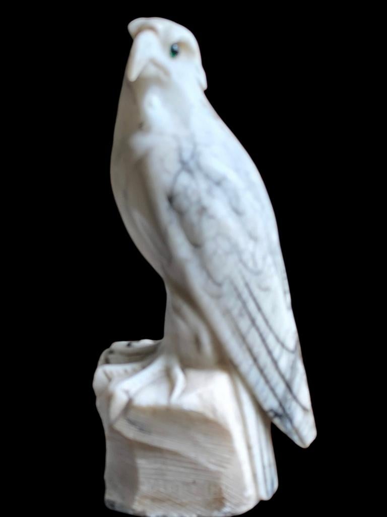 Antiek marmer beeld gesigneerd, Ophalen of Verzenden