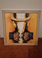 Abstract schilderij in lijst - 40x40 cm, Ophalen