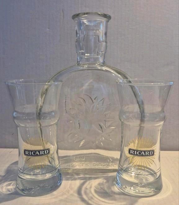 Ricard XL setje (X), Verzamelen, Glas en Borrelglaasjes, Ophalen of Verzenden, Zo goed als nieuw