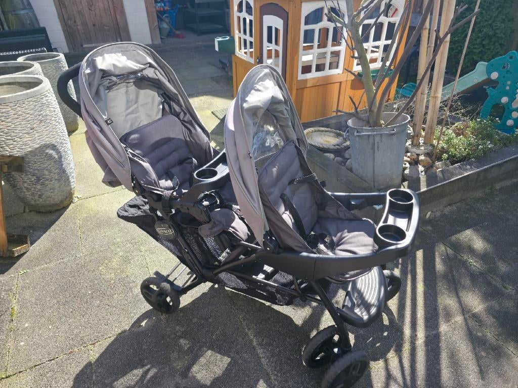 Duo buggy graco, Kinderen en Baby's, Buggy's, Ophalen, Gebruikt