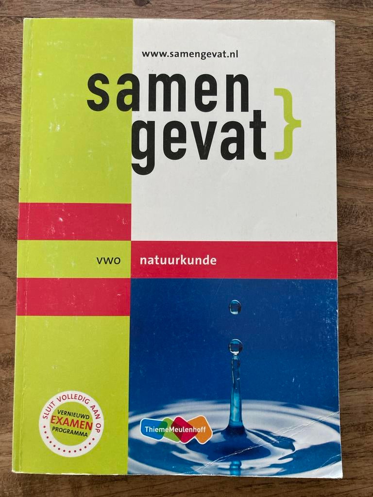 Samengevat natuurkunde vwo, Boeken, Ophalen of Verzenden, Beta, Gelezen, Overige niveaus