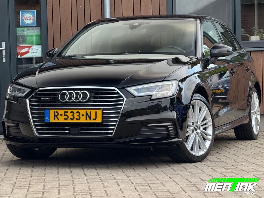 Audi A3 E-Tron 2xS-Line B&O Virtueel Stoelverw. Trekhaak, 4 cilinders, 150 pk, Zwart, Plug-in hybride