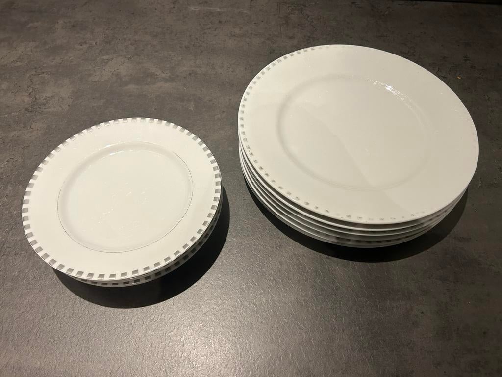 Alt Regensburg Porselein - 6 Dinerborden & 6 Lunchborden, Ophalen