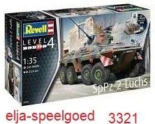 Revell 1:35 SpPz 2 Luchs 3321 Modelbouw 1975 truck, Hobby en Vrije tijd, Modelbouw | Auto's en Voertuigen, Nieuw, Ophalen of Verzenden