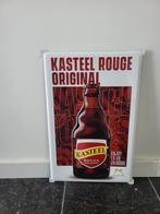 Kasteel Rouge wandbord - 40 x 60 cm, Ophalen of Verzenden, Zo goed als nieuw, Reclamebord, Plaat of Schild