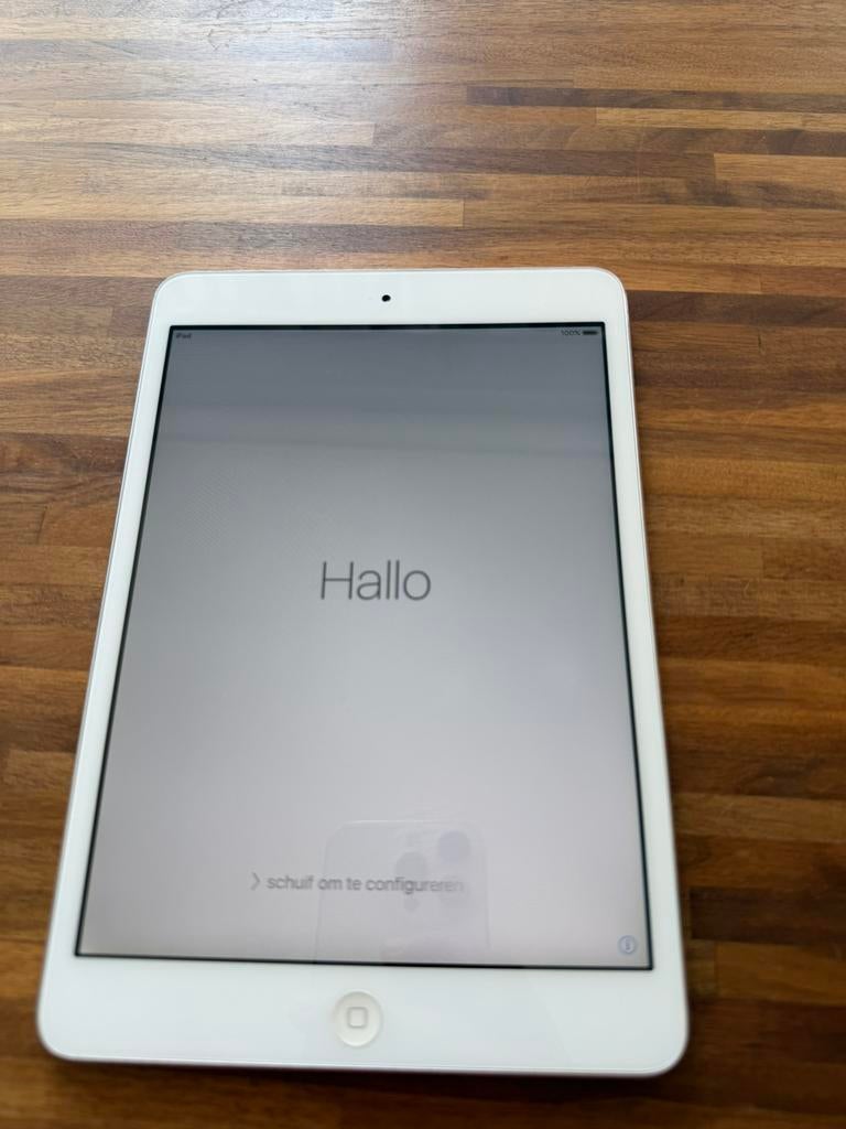 Te koop: iPad mini (model A1432)., Computers en Software, Apple iPads, Gebruikt, Wit, 8 inch, 16 GB