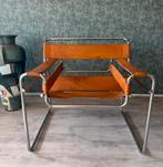 Vintage Wassily Chair – Cognac Brown Leather – Fasem, Ophalen, Gebruikt, -, -