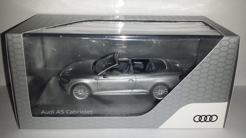 Spark 1:43 Audi A5 cabrio 2017 zilver metallic nieuw, Ophalen of Verzenden, Nieuw, Auto, Overige merken