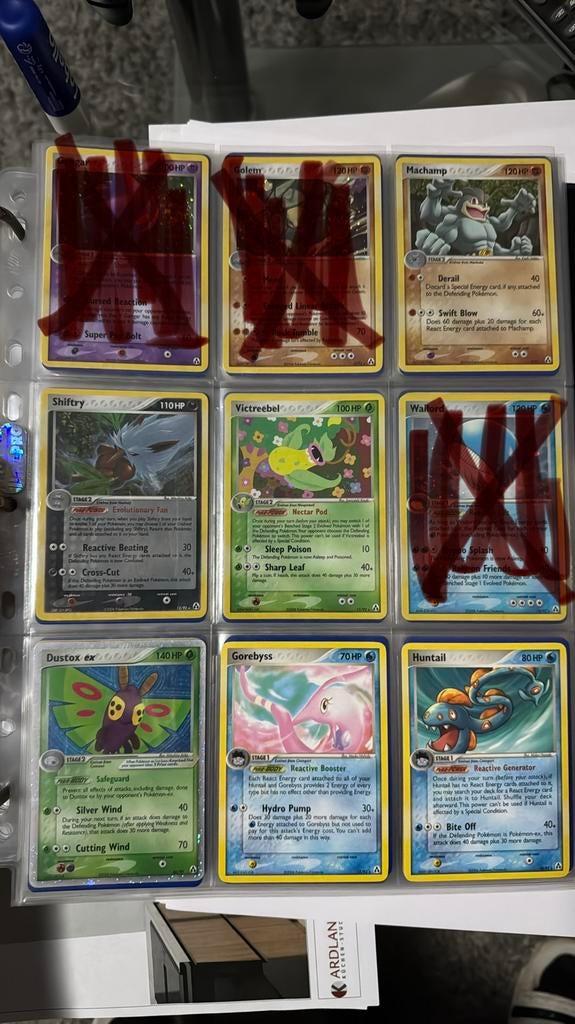 Pokemon EX legend maker kaarten, Ophalen of Verzenden, Zo goed als nieuw, Meerdere kaarten