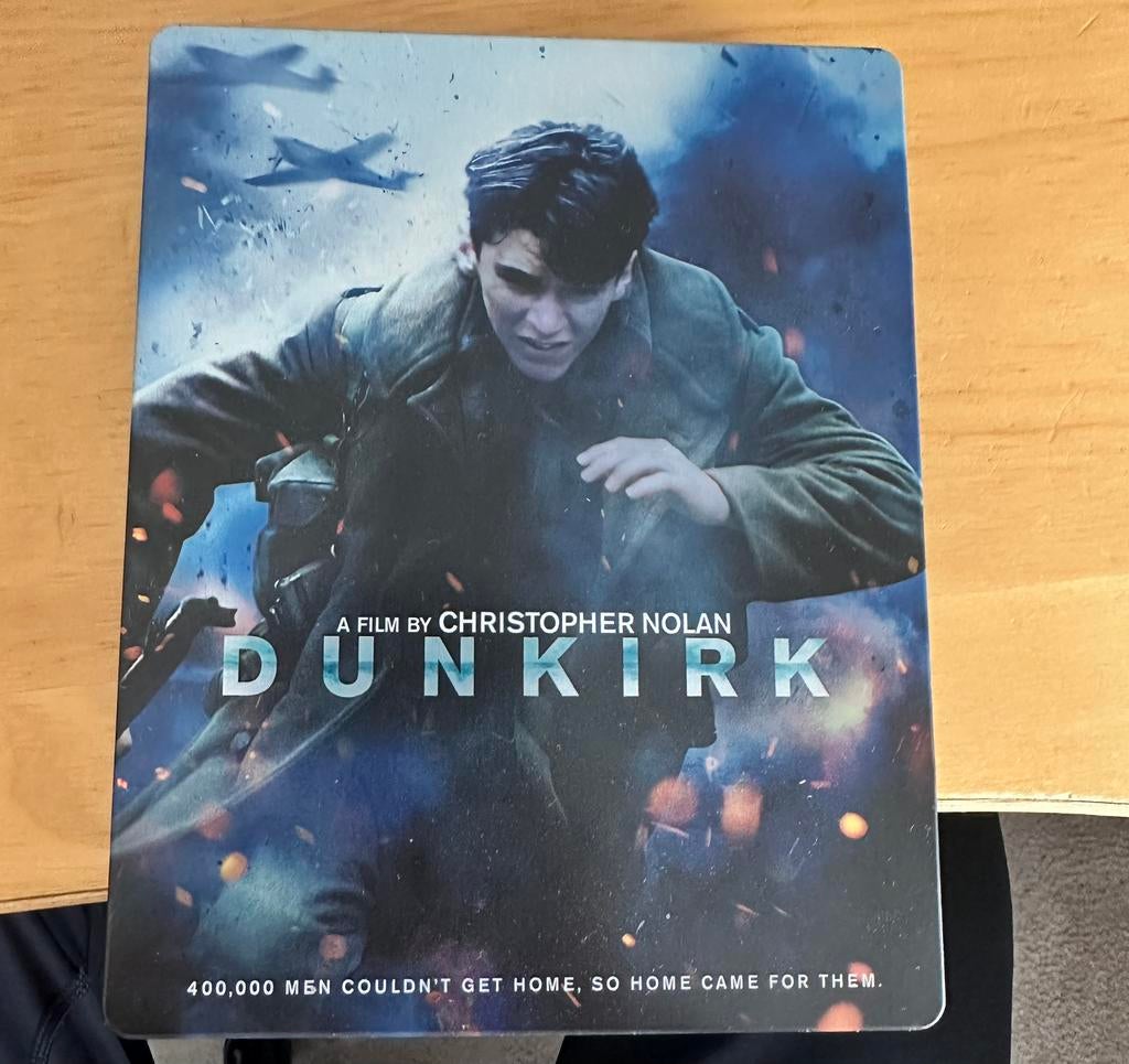 Dunkirk bluray steelbook (met 4k disc), Verzenden, Zo goed als nieuw
