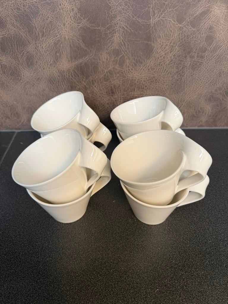 Villeroy & Boch kopjes 400 ml new wave, Ophalen of Verzenden, Zo goed als nieuw, Overige stijlen, Kop(pen) en/of Schotel(s)