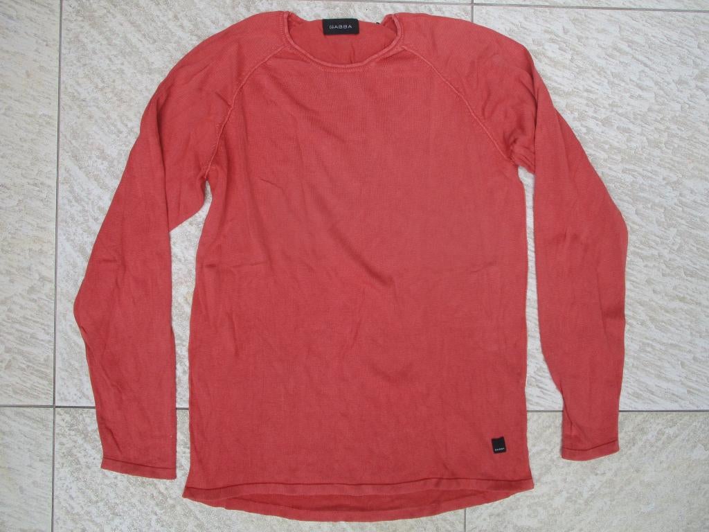 Gabba trui roodbruin Morten bleak Knit maat XL truitje, Gabba., Bruin, Maat 56/58 (XL), Ophalen of Verzenden