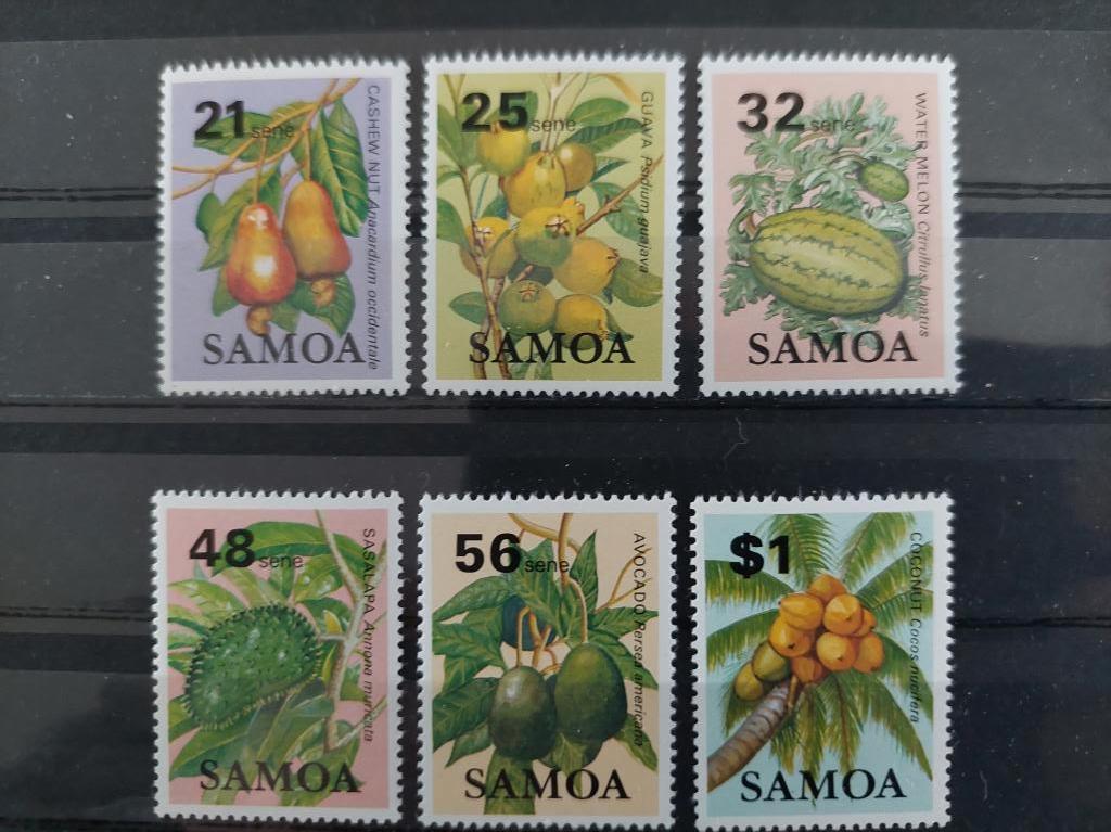Samoa Engelse koloniën fruit serie 2 pfr/pl, Ophalen of Verzenden, Postfris