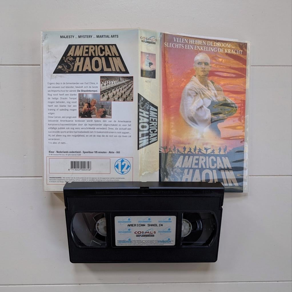 American Shaolin (1991) VHS Videoband, Kung Fu Film, Vanaf 16 jaar, Ophalen of Verzenden, Zo goed als nieuw, Horror