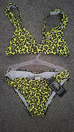 Te koop nieuwe felgele met zwarte bikini maat 146, Kinderen en Baby's, Kinderkleding | Kinder-zwemkleding, Bikiniset, Nieuw, Ophalen of Verzenden