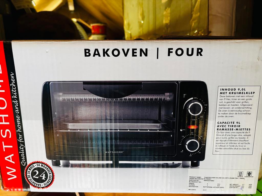 Minie bakoven, Ophalen, Minder dan 45 cm, Gebruikt, Oven met grill