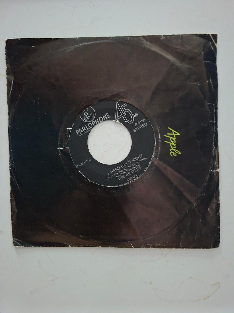 the Beatles, a hard day's night en things we said today, Cd's en Dvd's, Vinyl Singles, Ophalen of Verzenden, Zo goed als nieuw