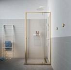 Douchecabine Sealskin Contour 100x100x200 kleur goud, Ophalen, Nieuw, Glas, Douche
