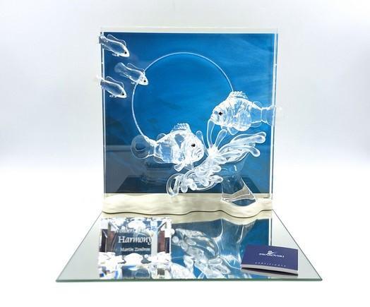 Harmony jaarstuk 2005 9100/000/003 met plaquette, Verzamelen, Swarovski, Zo goed als nieuw, Figuurtje, Verzenden