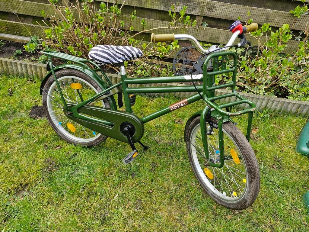 Popal Groene Transportfiets 20 inch - Stoer en Compleet, Ophalen, Gebruikt, Handrem, Popal
