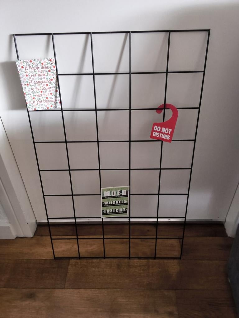 Metalen wandrek 80 x 50 cm, Ophalen, Zo goed als nieuw, Overige typen