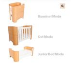 Vulu 3-in-1 bed, meegroeibed en commode, Ophalen, 85 tot 100 cm, Zo goed als nieuw, Matras