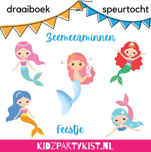 Zeemeermin Kinderfeestje Draaiboek, Speurtocht en Spelletjes, Ophalen, Nieuw