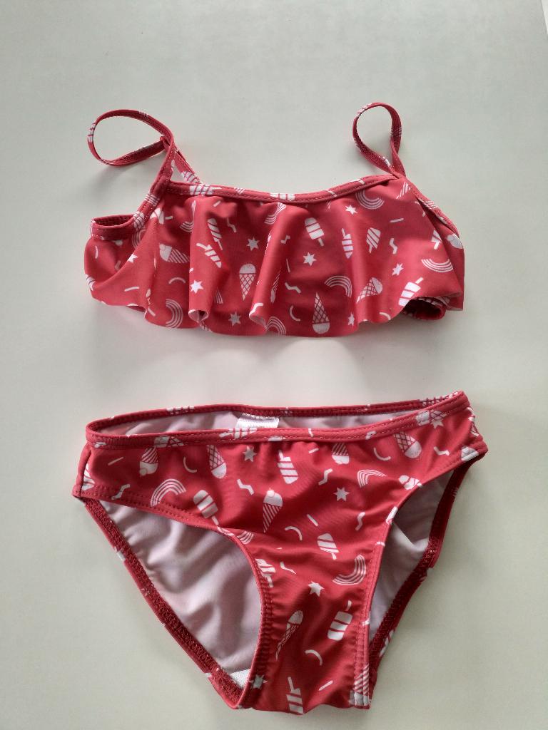 Bikini van de Hema maat 110-116, Kinderen en Baby's, Kinderkleding | Kinder-zwemkleding, Gebruikt, Bikiniset, Meisje, Ophalen of Verzenden