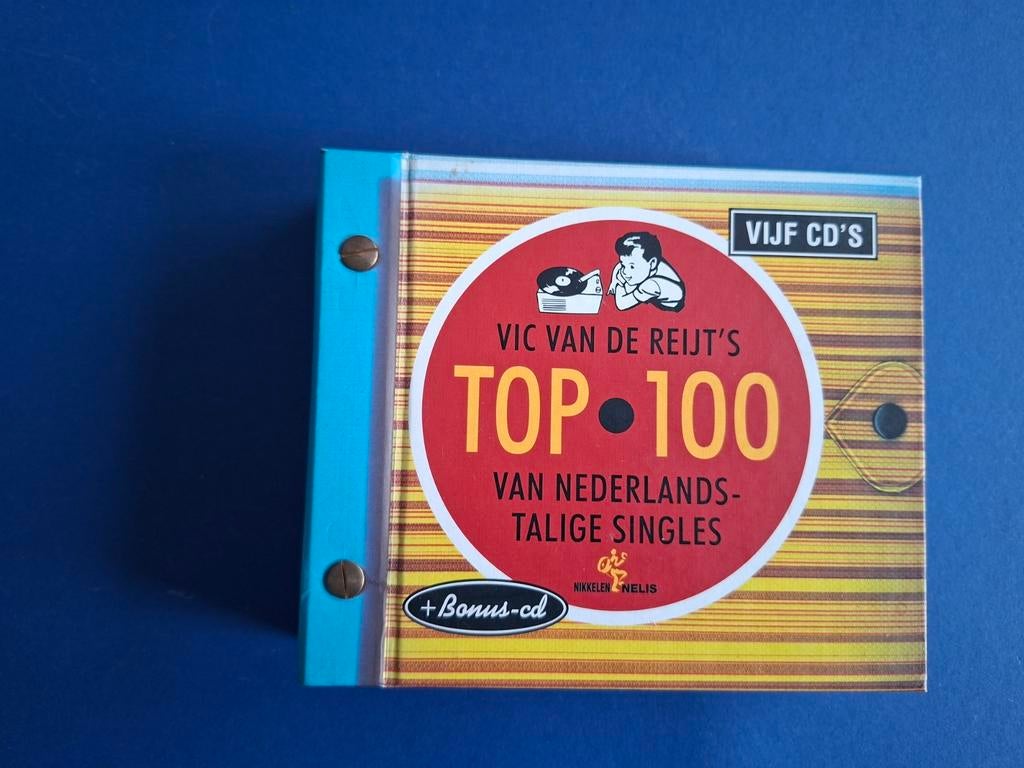 vic's top 100 Nederlandstalige singles 6cd, Ophalen of Verzenden, Zo goed als nieuw, Nederlandstalig