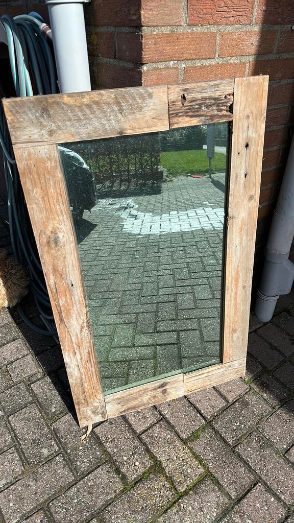 Spiegel, Huis en Inrichting, Woonaccessoires | Spiegels, Ophalen, Gebruikt, Rechthoekig, Minder dan 100 cm